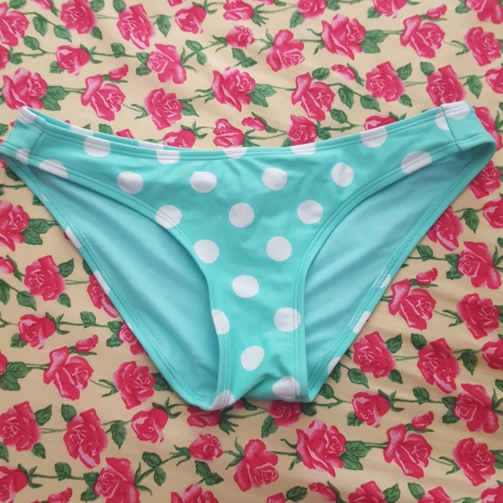 Polka dot swim bottoms
