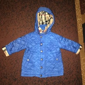 Infant Burberry quilt jacket