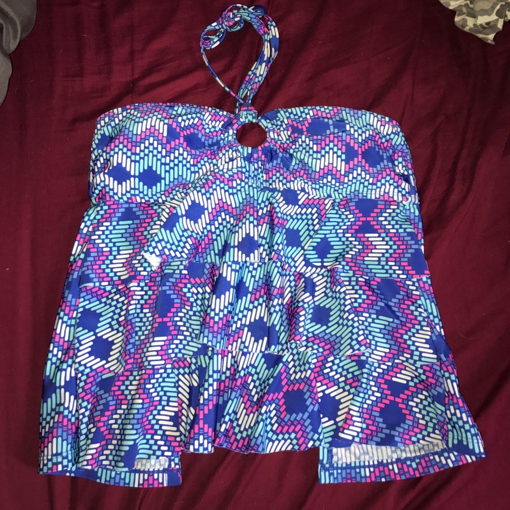 Colorful tankini top