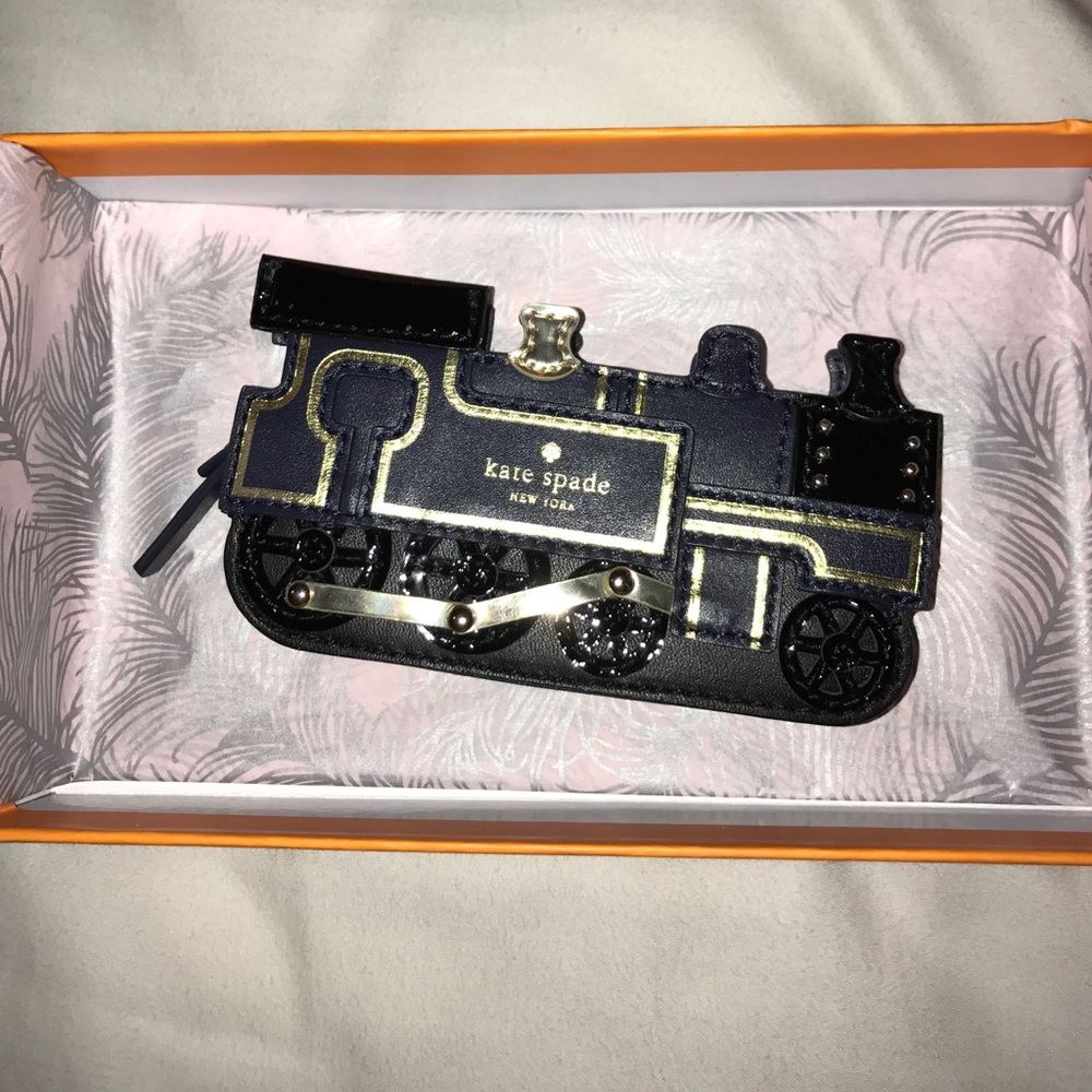 KATE SPADE TRAIN SHAPED COIN PURSE