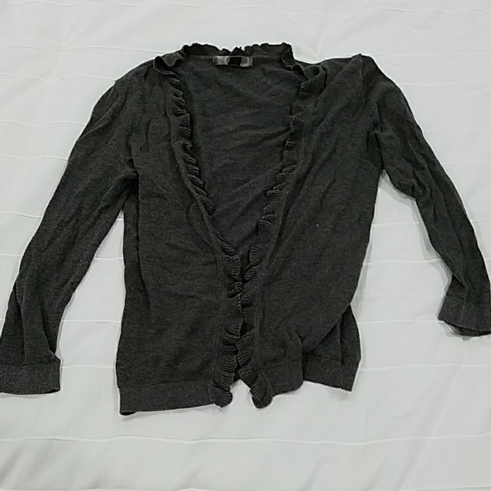 Grey cardigan