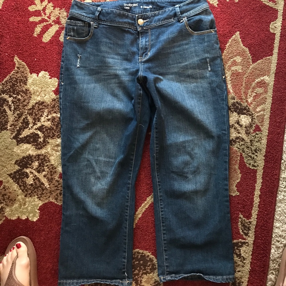 Lane Bryant genius fit Capris 18
