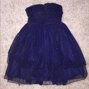 Sparkly navy blue prom dress!!
