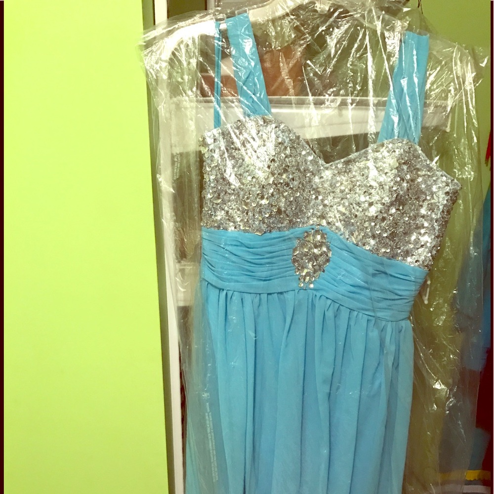 Rhinestone homecoming/ prom dress