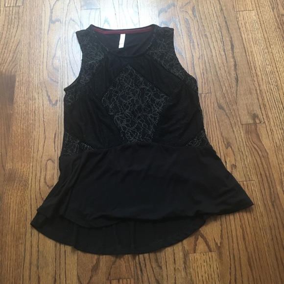 Black formal tank top - Picture 1 of 5