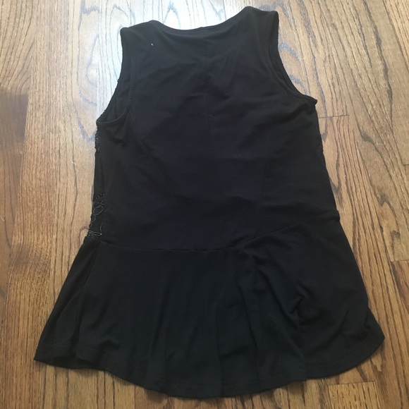 Black formal tank top - Picture 2 of 5