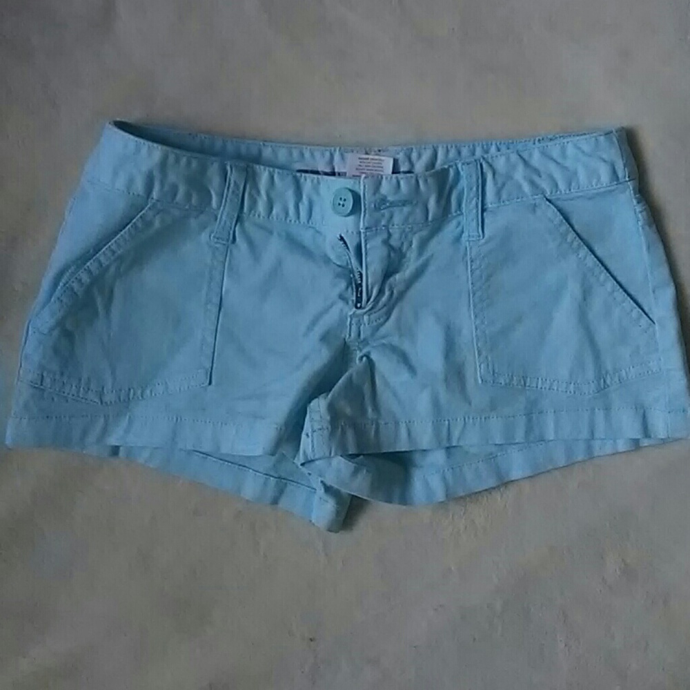 Baby blue shorts
