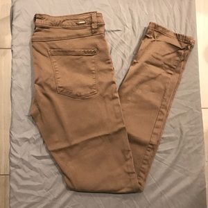 ZARA Tan Soft Jeans