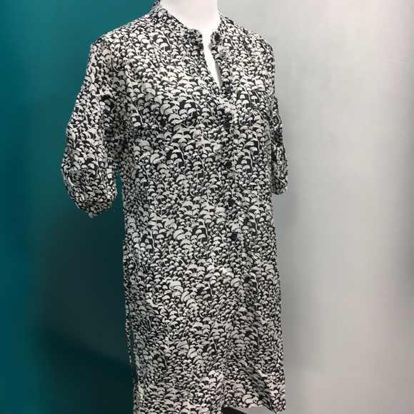 French Connection Black&White Print Dress, Size 0 - Picture 1 of 2