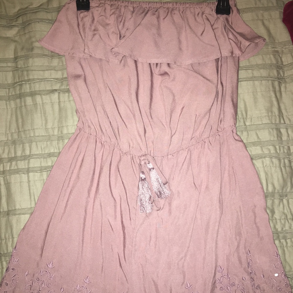 NWOT Mauve Strapless Romper from Target
