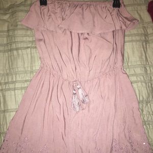 NWOT Mauve Strapless Romper from Target