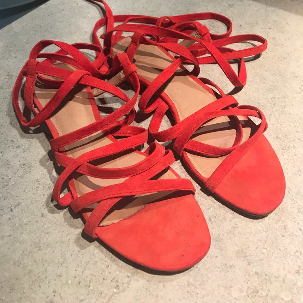 Red Madewell Sandals