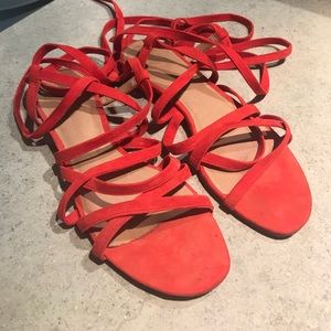 Red Madewell Sandals