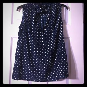 Navy Blue Dress top