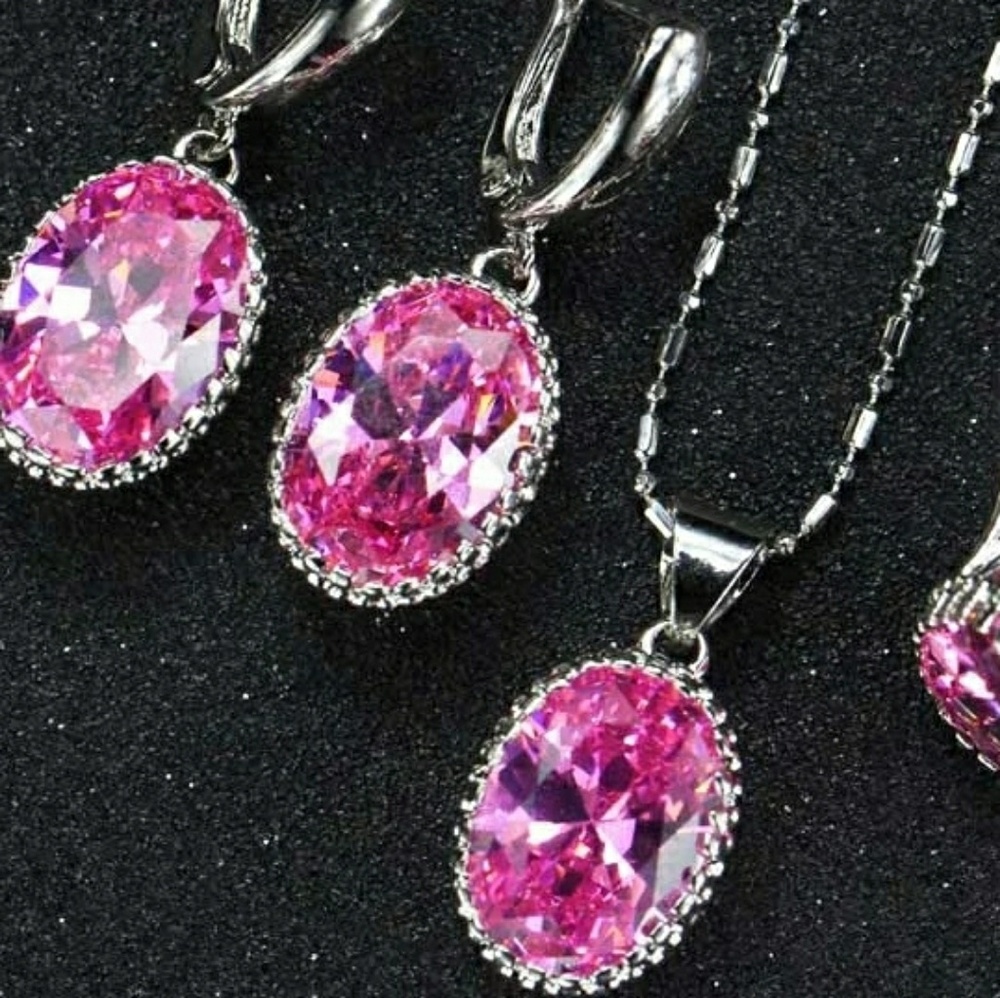 Sterling silver crown round Crystal Zirconium