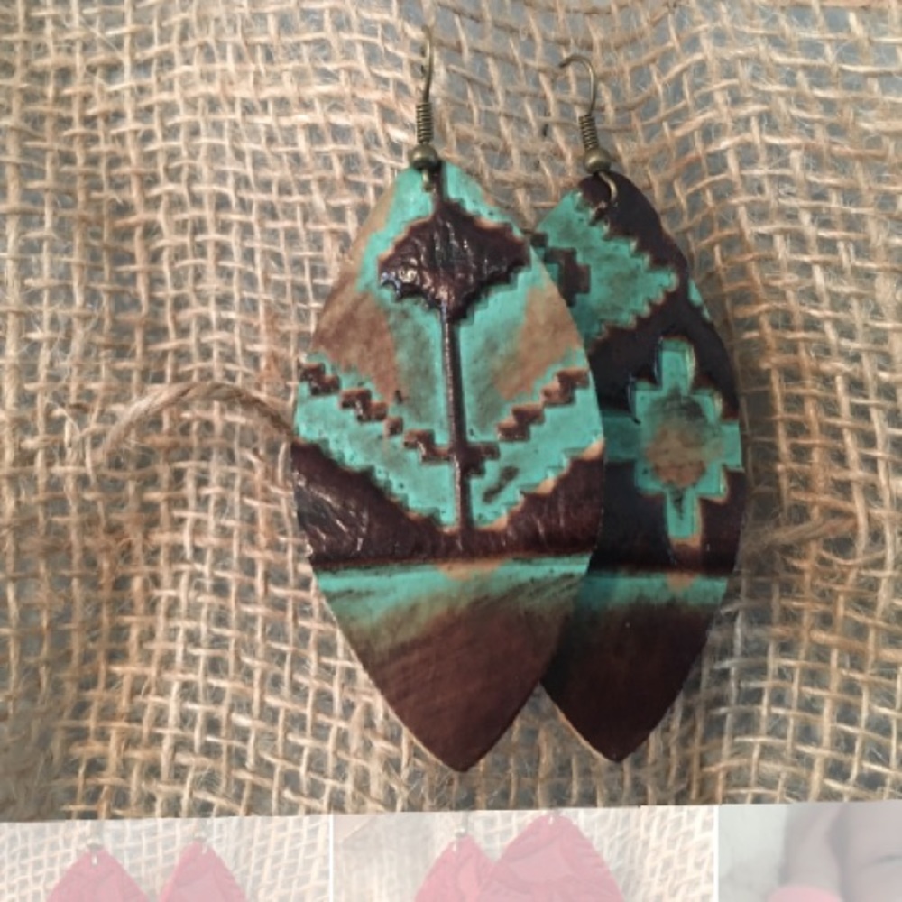 Genuine Leather Earrings