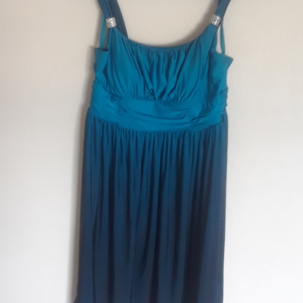 Women's green dress