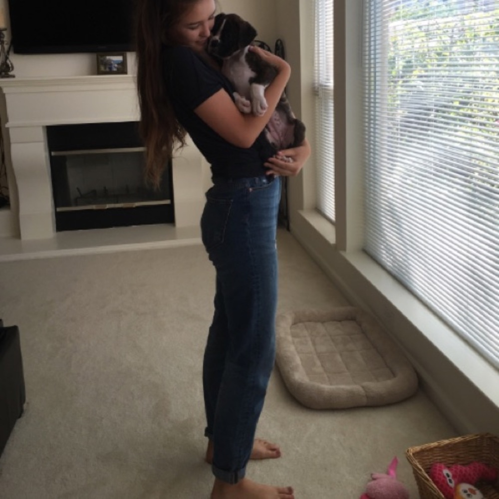 Distressed Mom Jeans - Picture 2 of 3