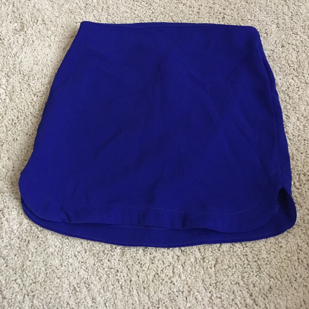 Blue Mini Skirt