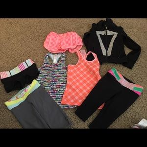 Size 4 Ivivva Girls active wear lot