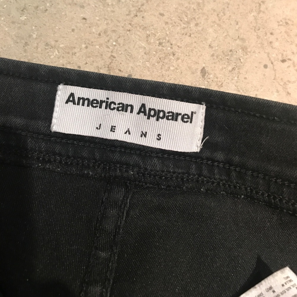 High waisted black American Apparel Jeans