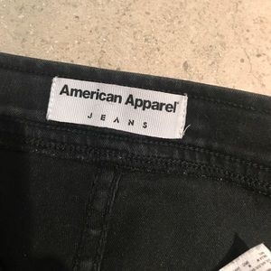 High waisted black American Apparel Jeans