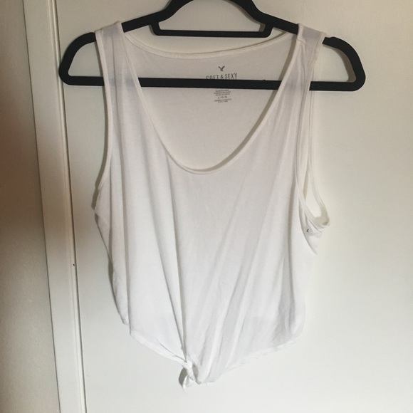 American Eagle tie up flows top - Picture 1 of 2