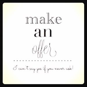 Accepting Reasonable Offers!