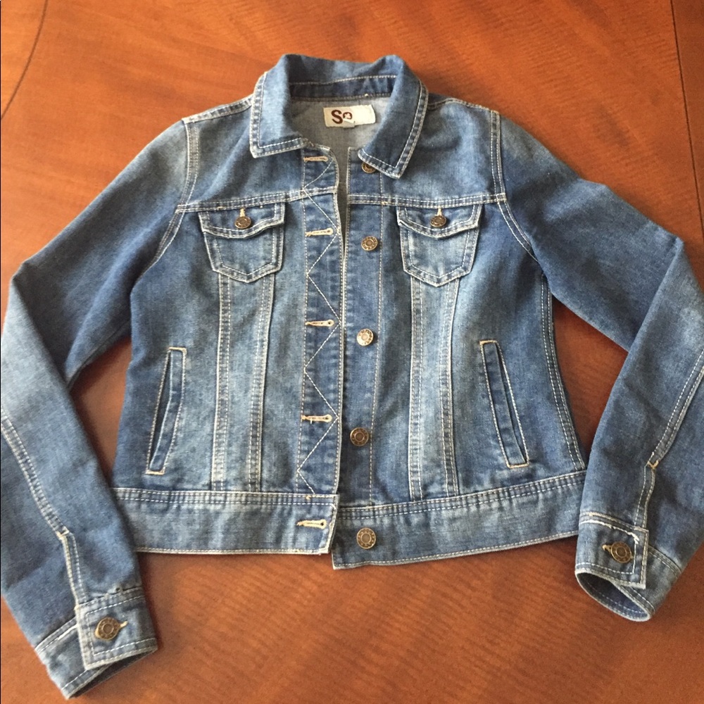 Kohl's SO Cropped Denim / Jean Jacket
