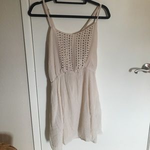 Urban Outfitters cream summer dress