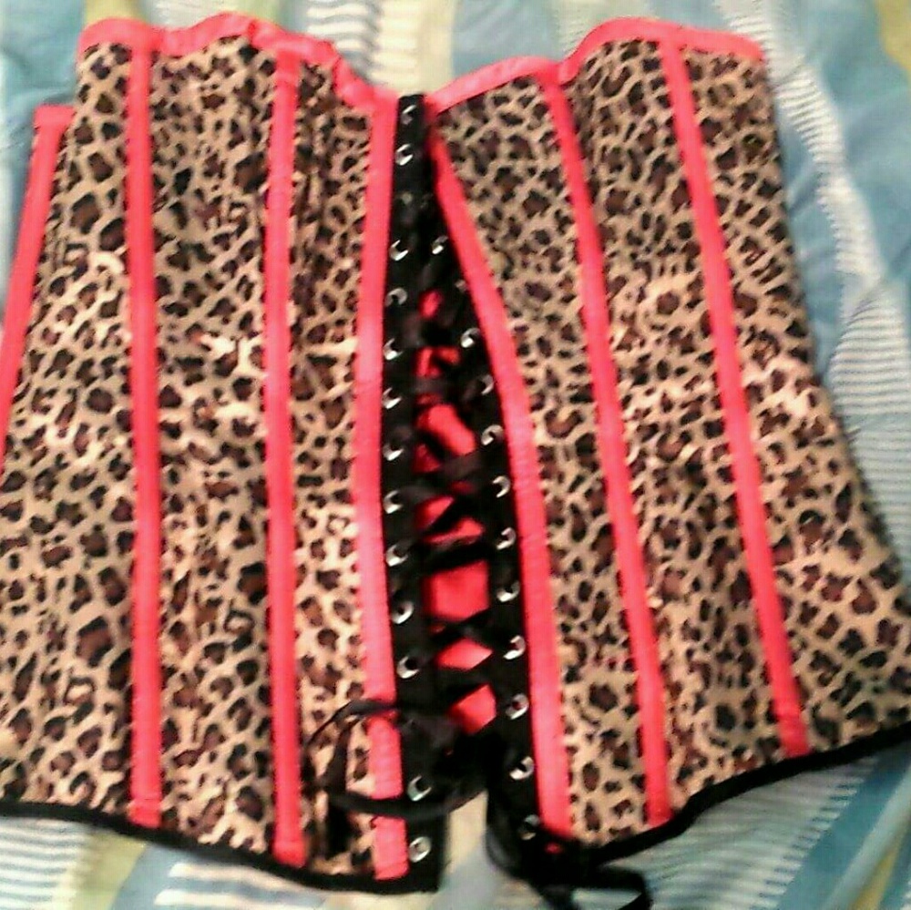 Cheetah corset