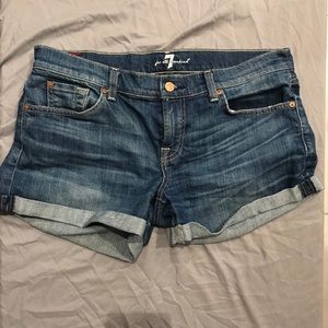 7 FOR ALL MANKIND Jean Shorts