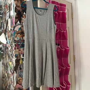 Gray Skater Dress