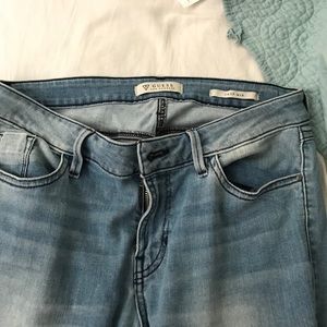 Guess mid crop jeans
