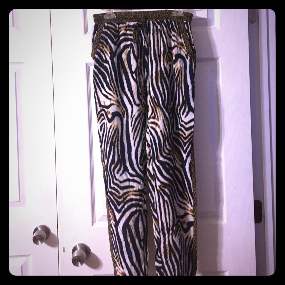 Animal Pattern Pants