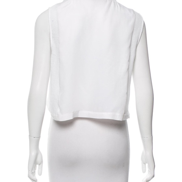 Rebecca Minkoff 'Oasis' Mesh Panel Crop Top - Picture 5 of 6
