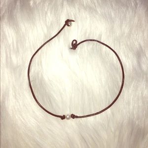 pearl choker necklace