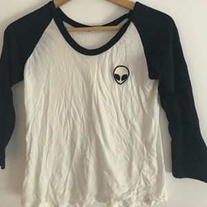 Alien baseball tee from Brandy Melville