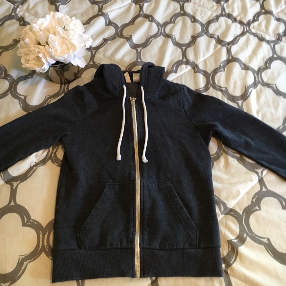 Dark blue hoodie
