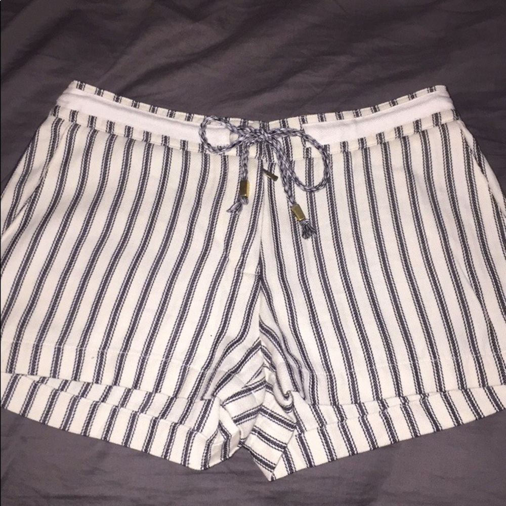 pinstripe shorts