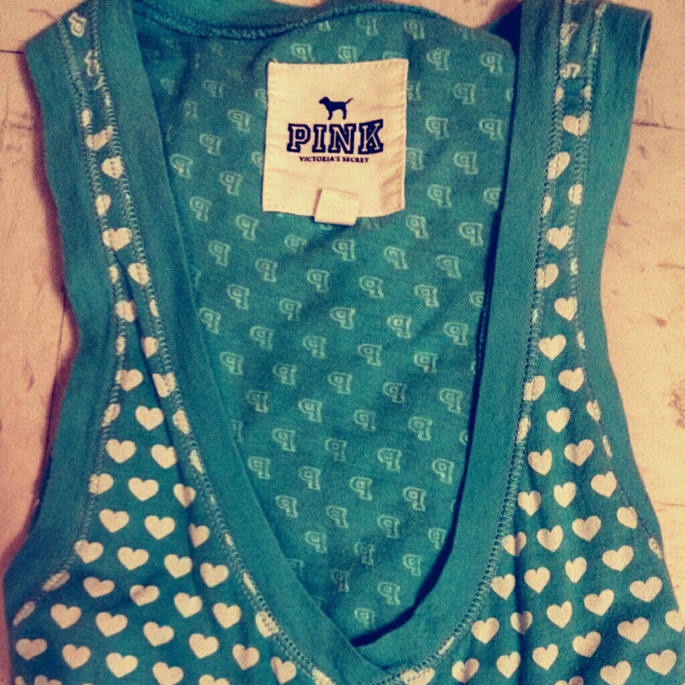 Pink tank top size small