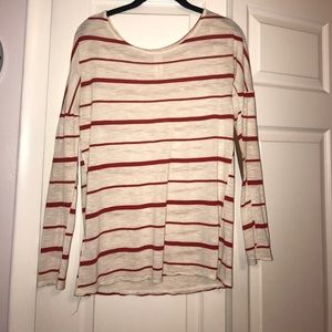 striped long sleeve shirt