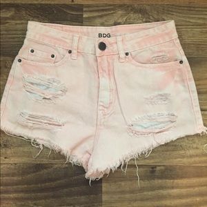 *SALE!* UO high waisted distressed shorts