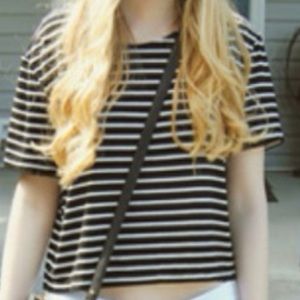 Striped crop top