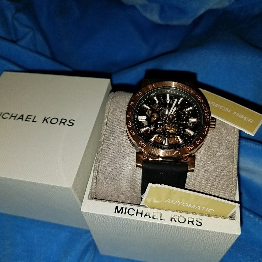 Michael Kors Men' MK9033 Halo 43mm Automatic Rose-