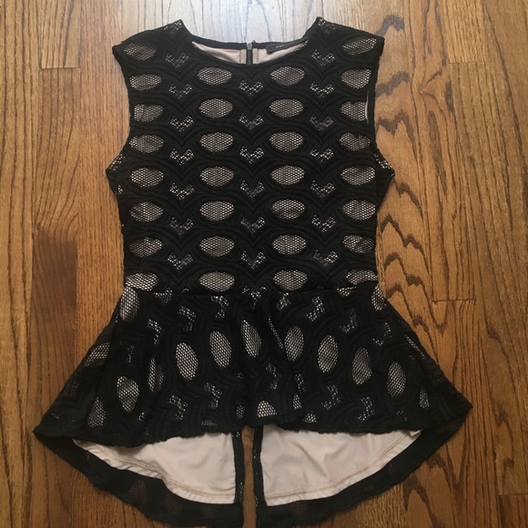 Black and Tan blouse - Picture 1 of 4