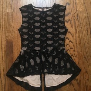 Black and Tan blouse