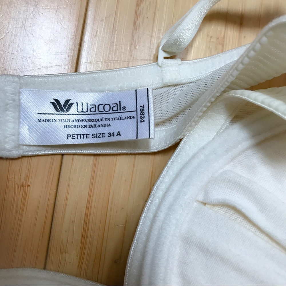 WACOAL cream demi bra, P 34a. Push-up._2