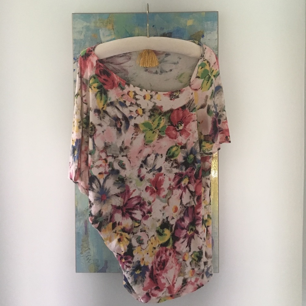 Anthropologie off the shoulder long shirt