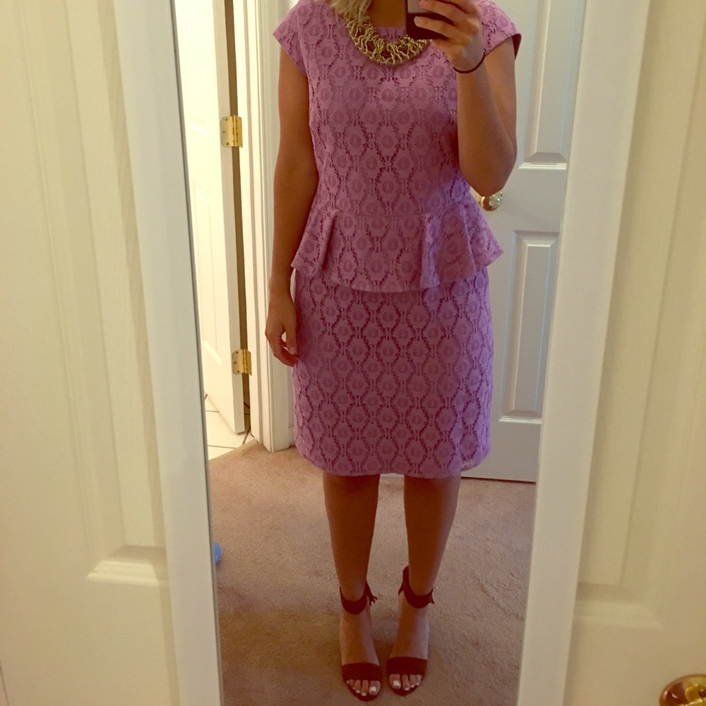Adrianna Papell women's lilac dress. Size 10